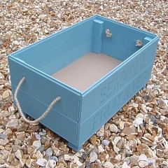 Belgrave Blue Traditiional Wooden Fruit Box